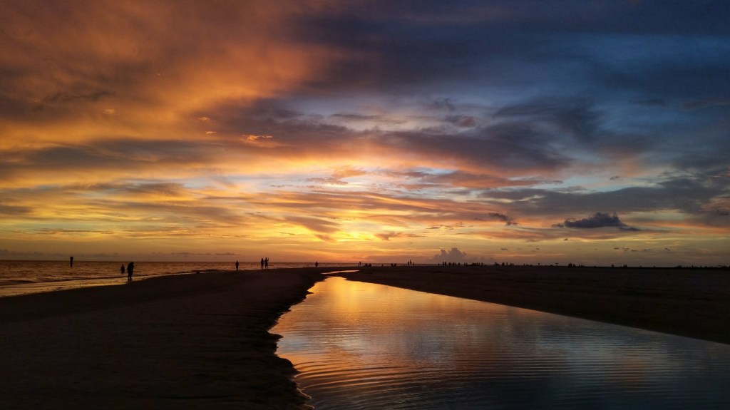 Siesta Key Beach sunset in Sarasota, Florida