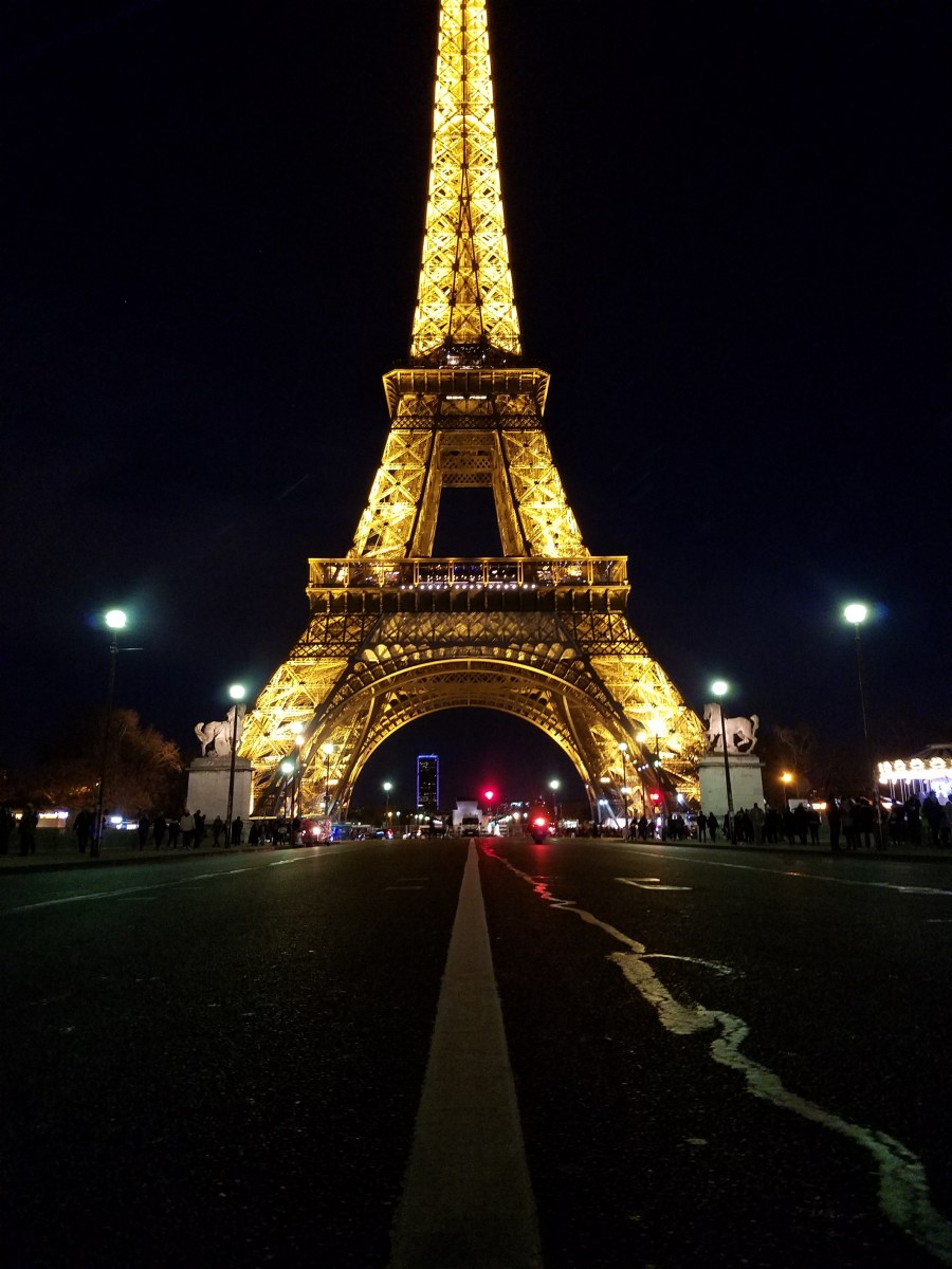 Eiffel Tower at night