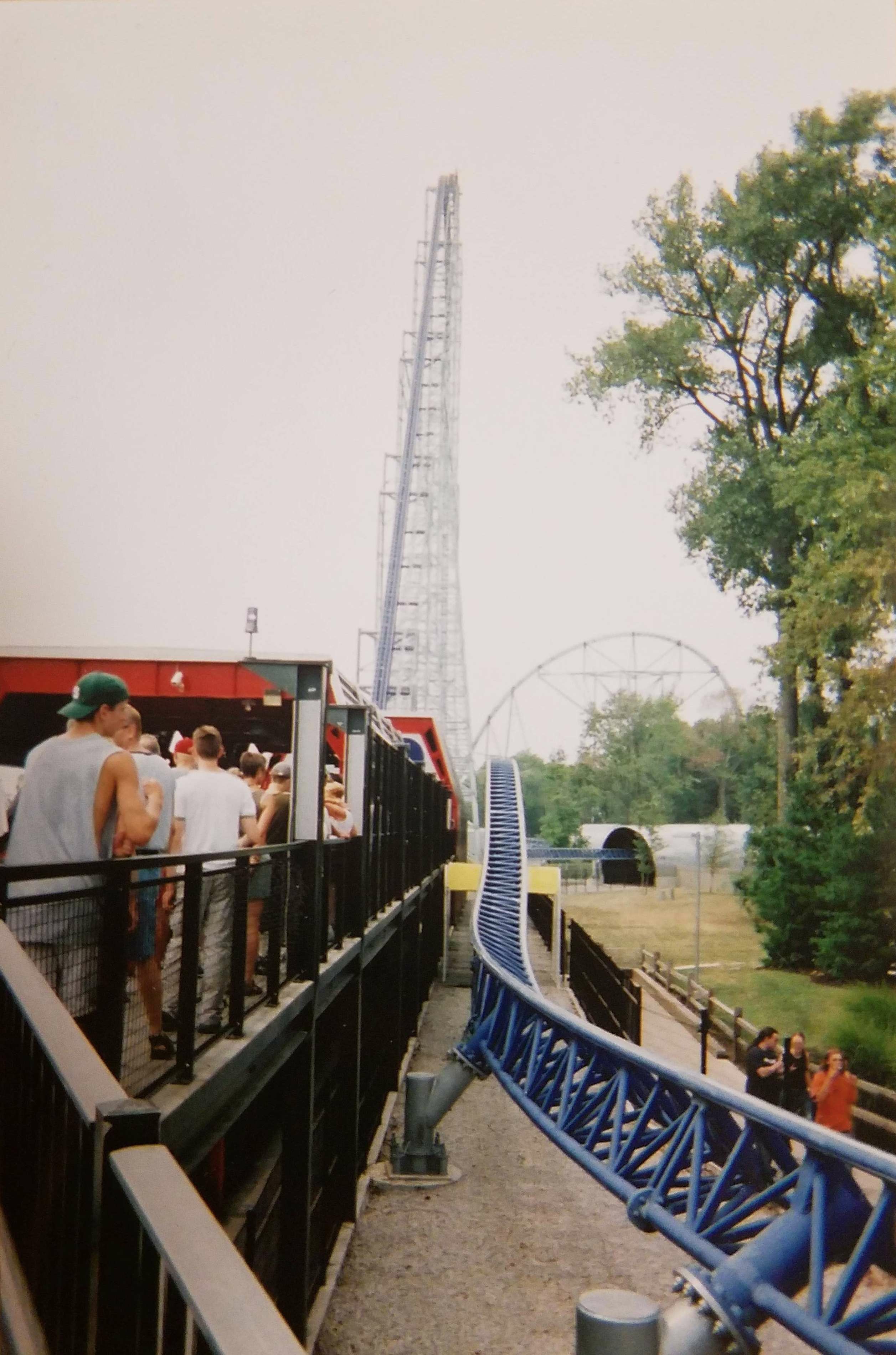 Millenium Force roller coaster at Cedar Point in Sandusky Ohio