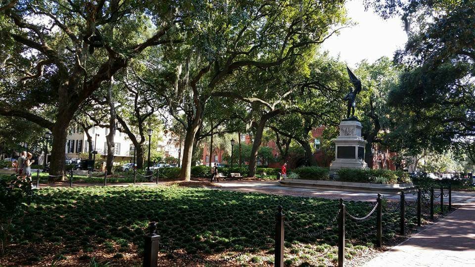 Park in Savannah Georgia