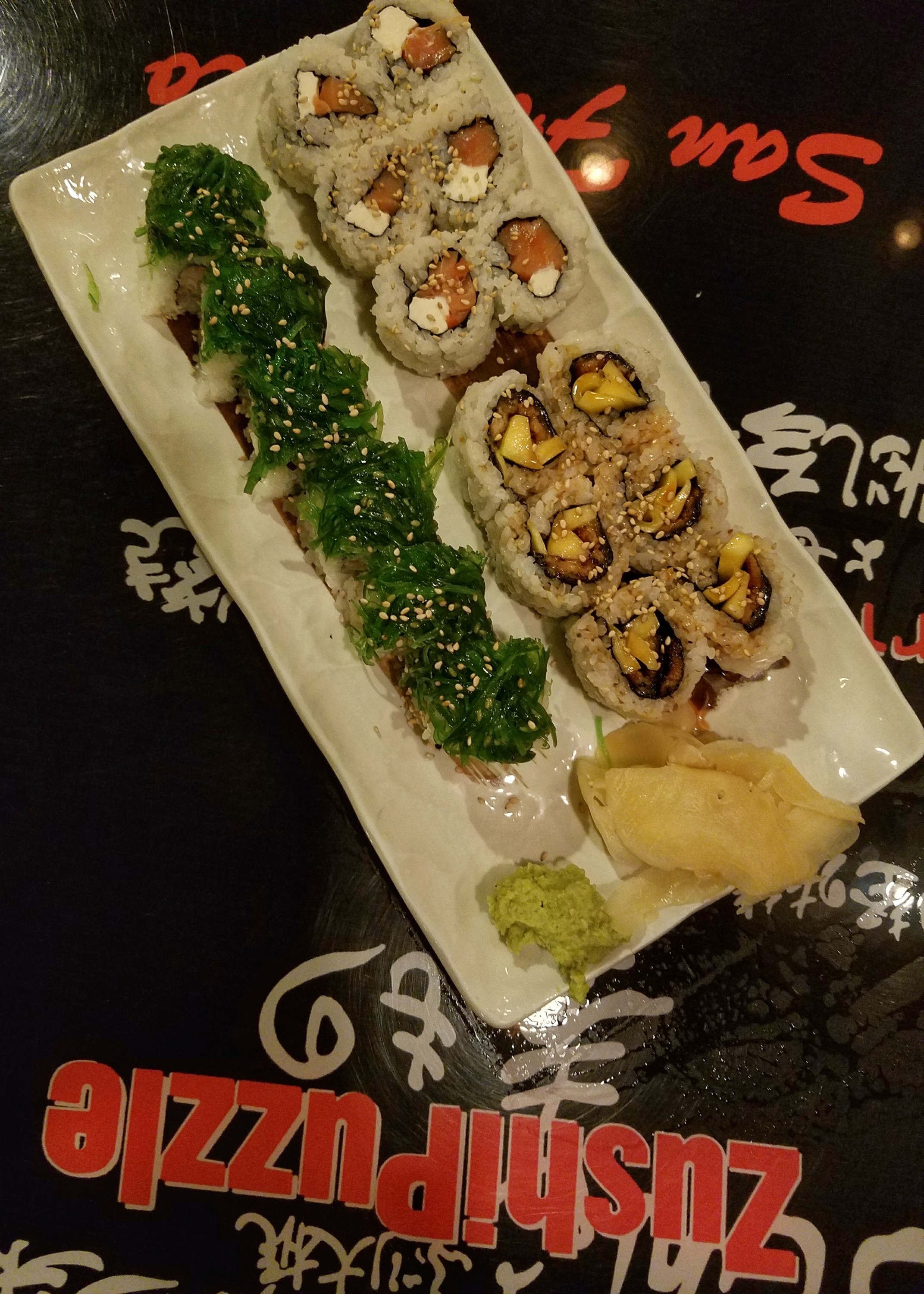 Plate of sushi