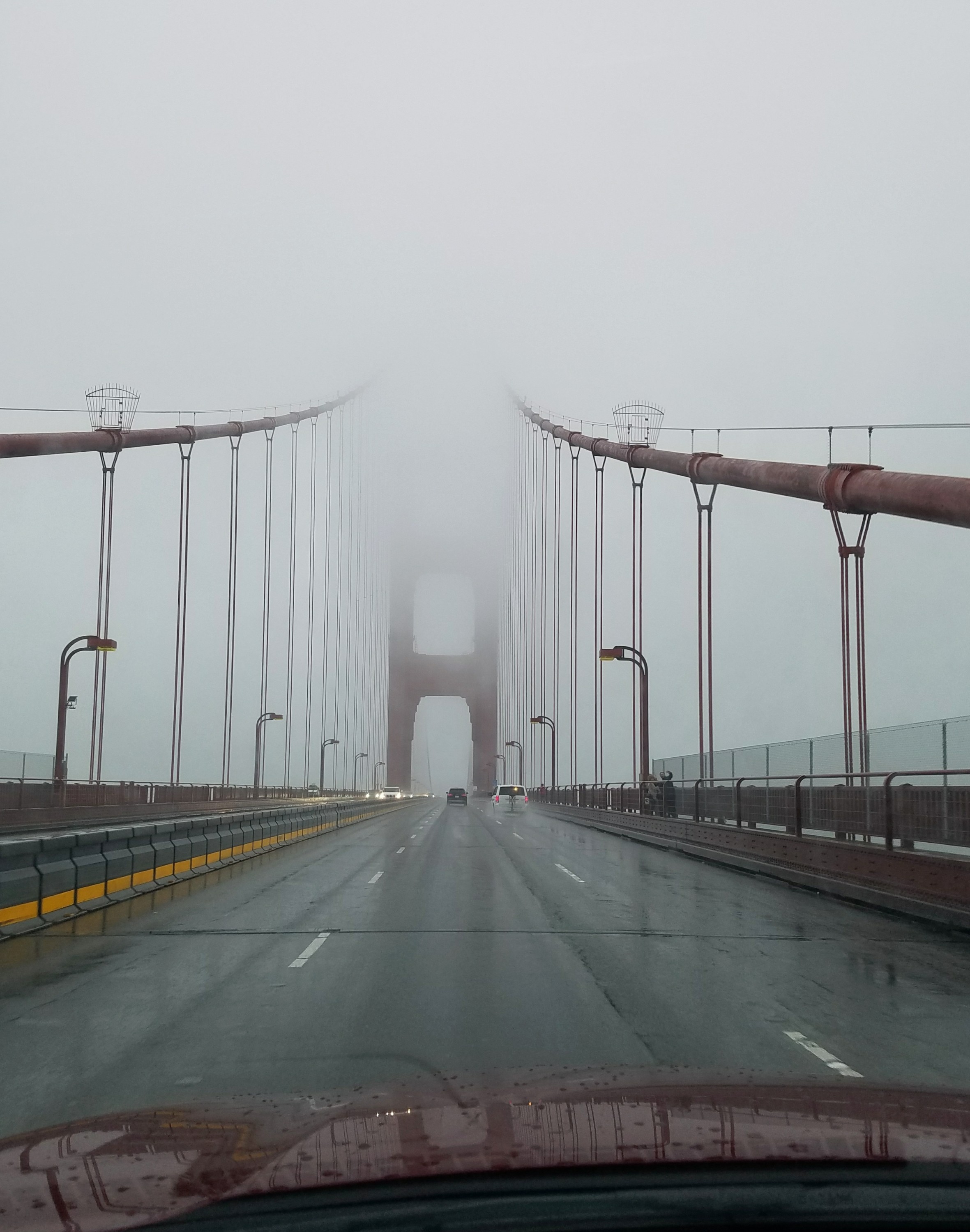 Golden Gate Bridge in the fog