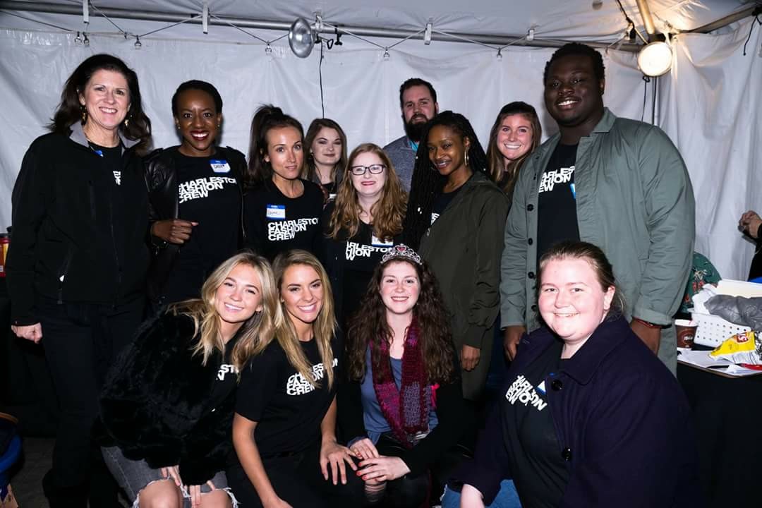 Group shot of Charleston Fashion Week volunteers