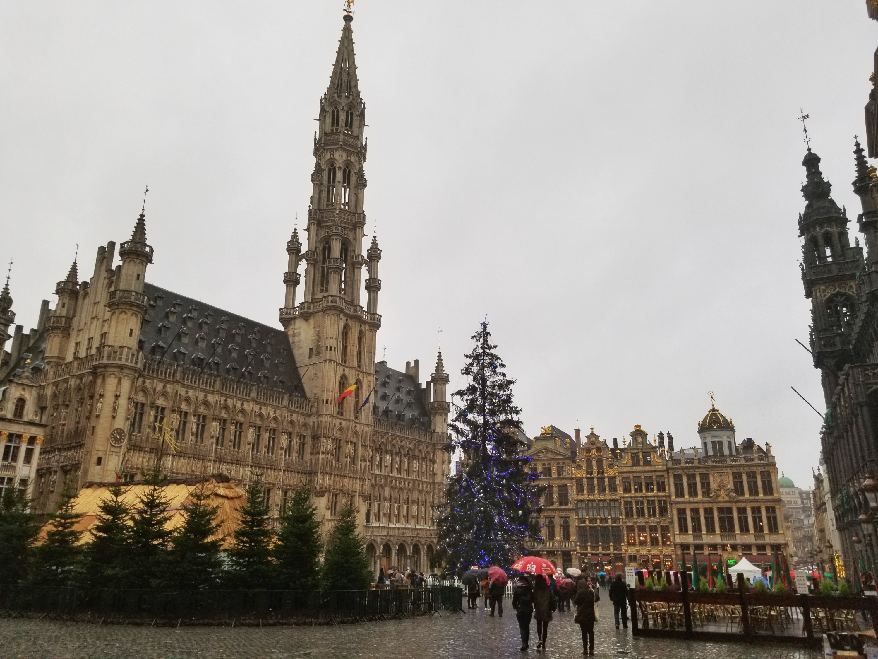 Brussels Belgium at Christmastime