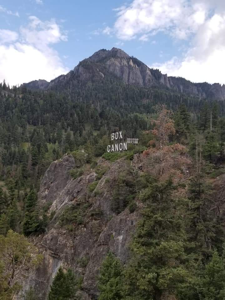 BOX CANON sign Ouray Colorado