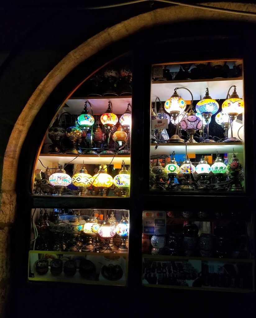 Turkish lanterns at the old bazaar in Mostar, Bosnia and Herzegovina