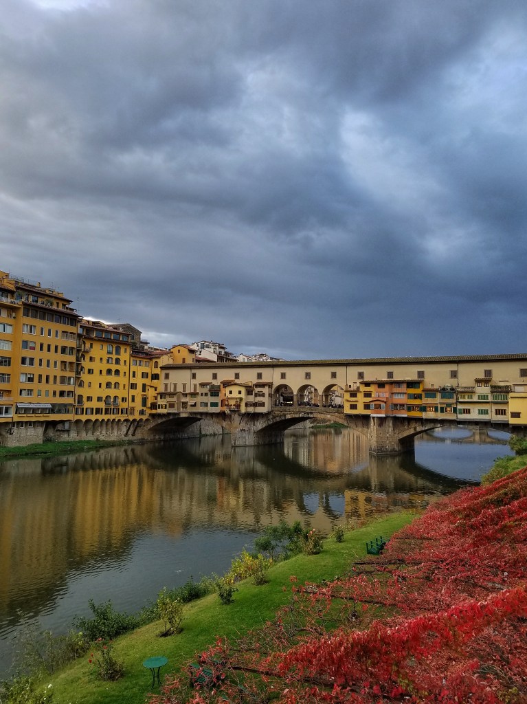 Ponte Vecchio bridge in Florence Italy 