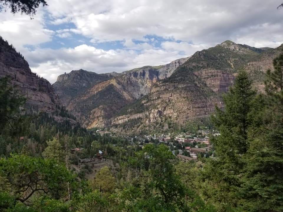 Ouray, Colorado mountains box canyon