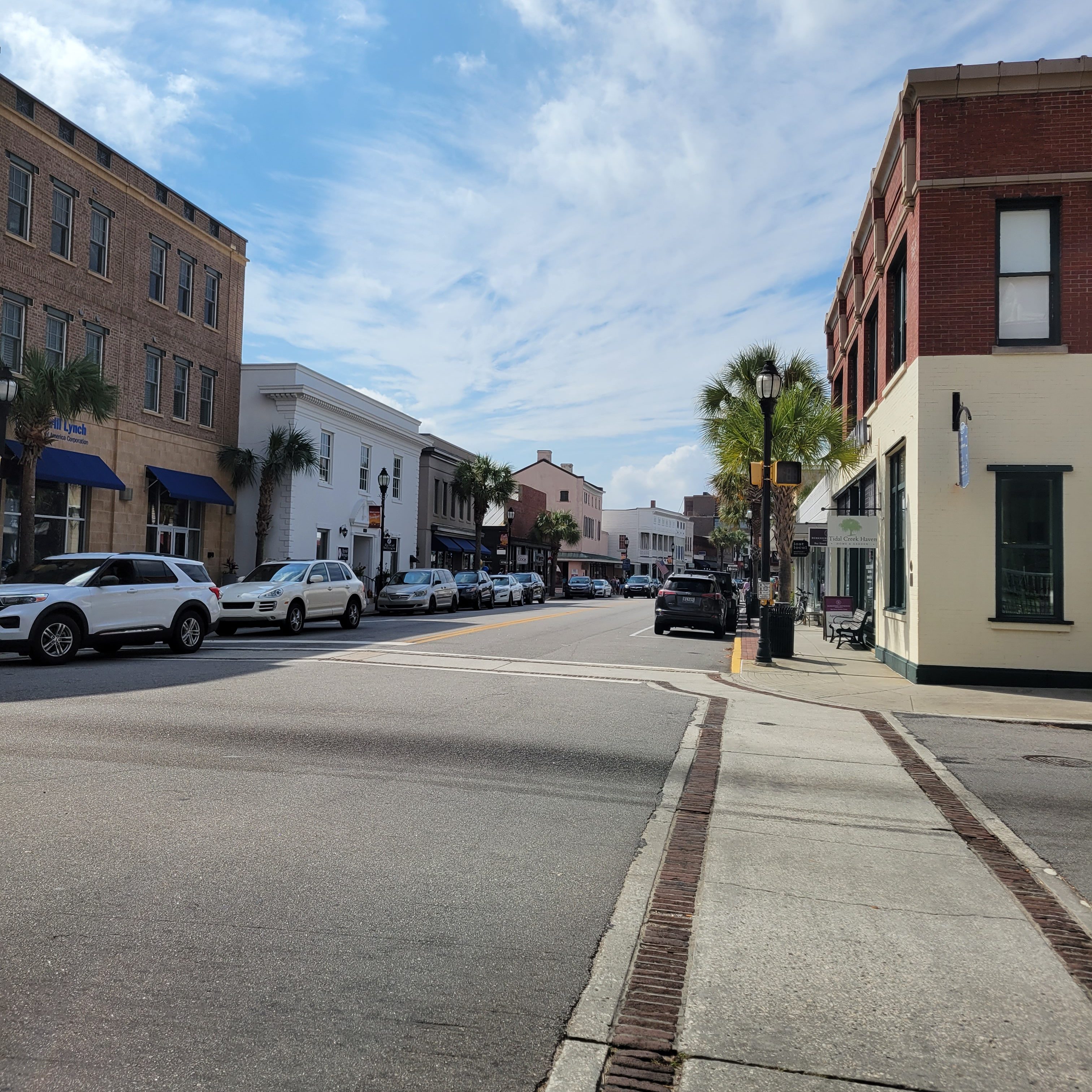 Historic downtown Beaufort, South Carolina