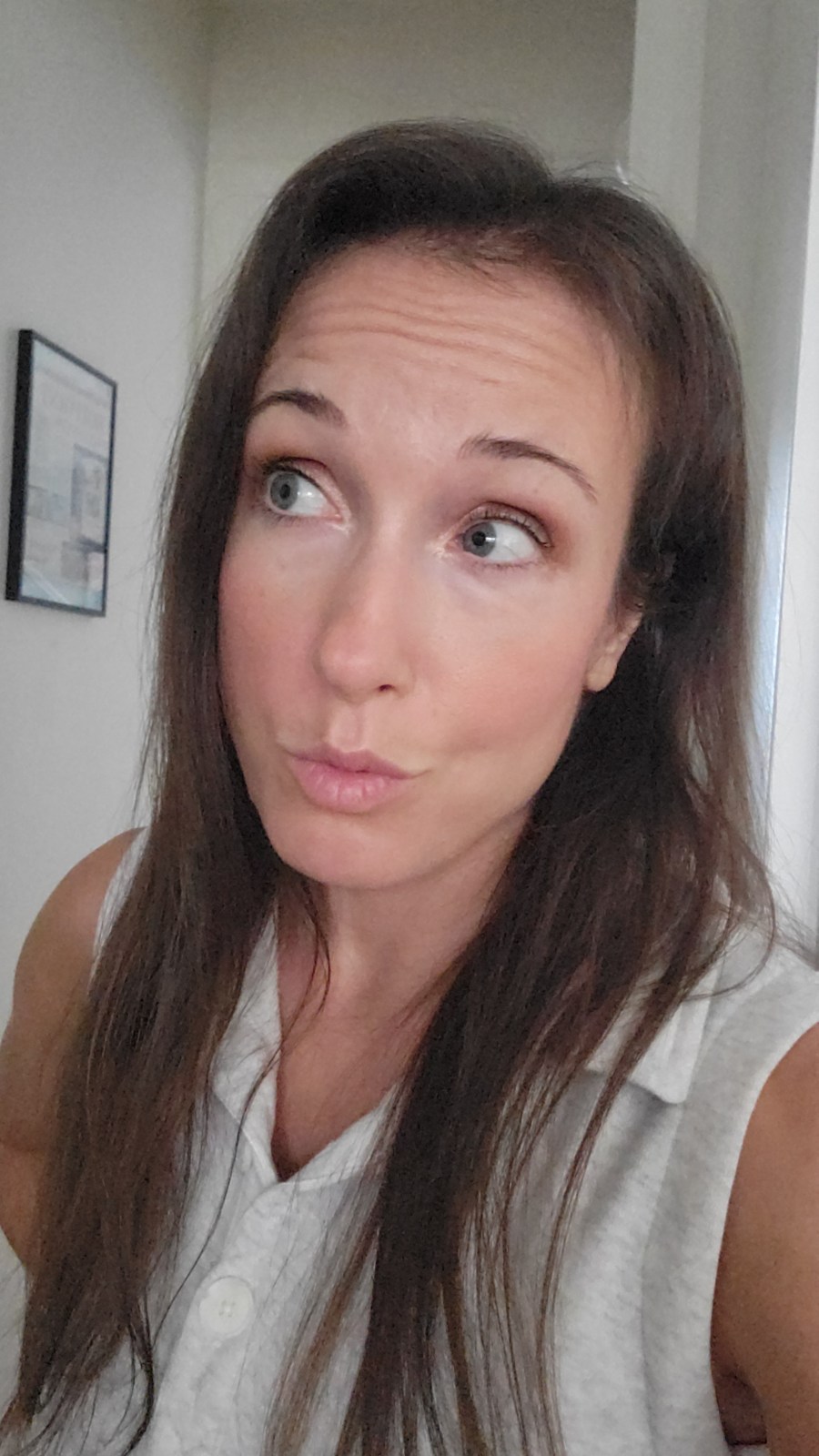 Woman looking to the side