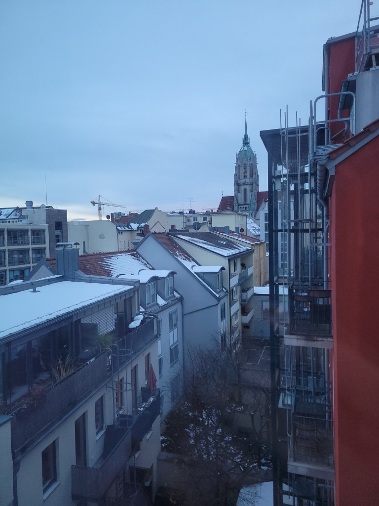 View of Munich, Germany from a hotel