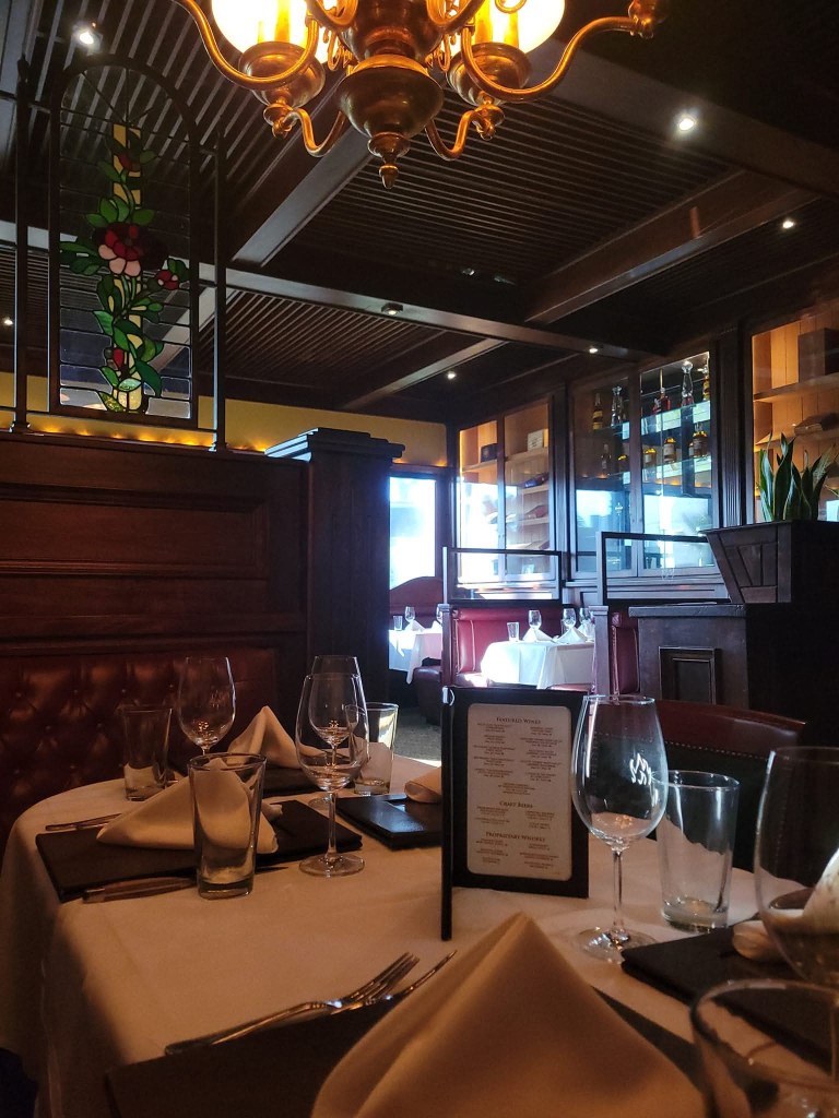 Interior of Charlie's Steak House in Tampa, Florida 