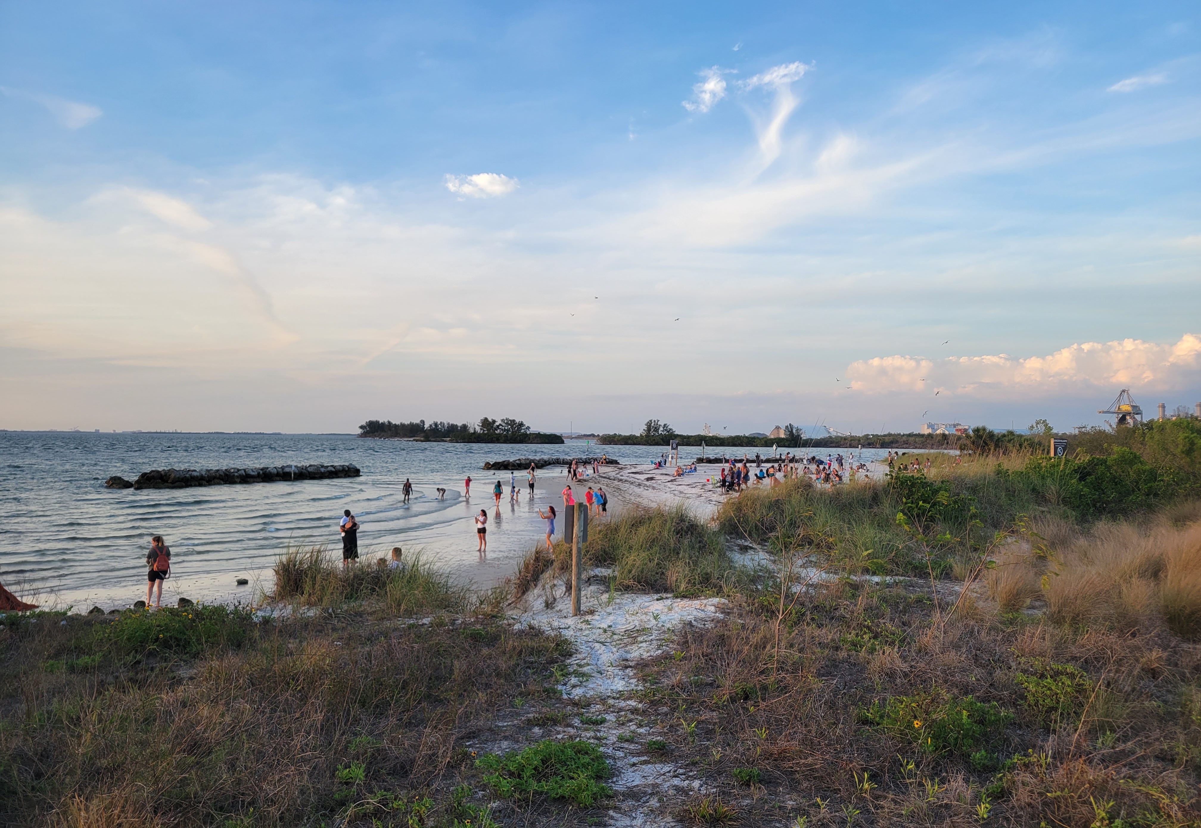 Apollo Beach Nature Preserve beach at sunset