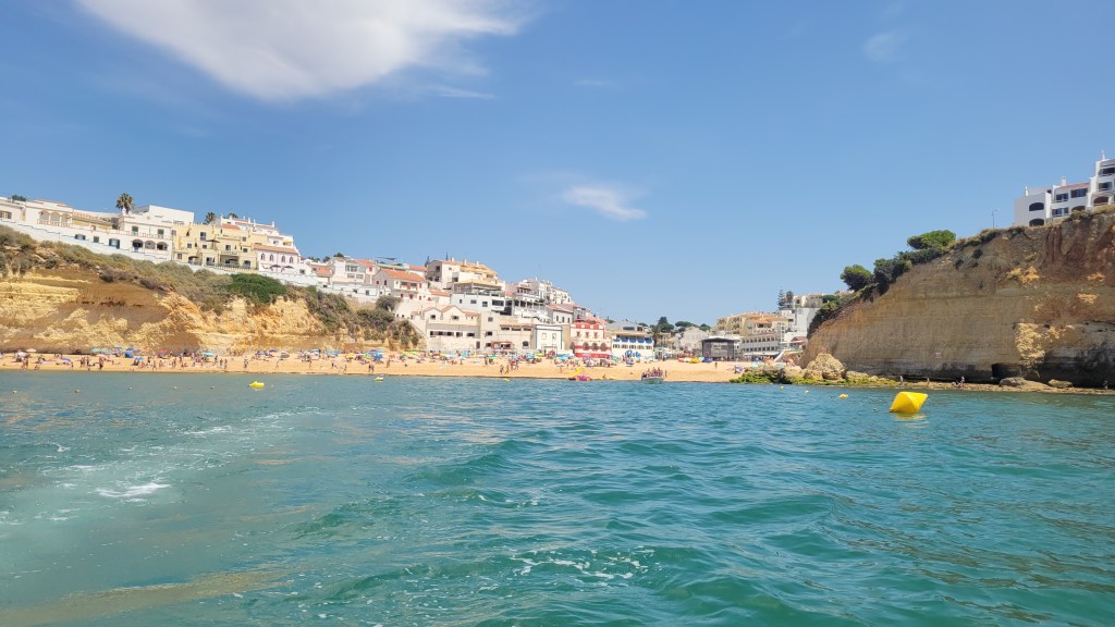 Carvoeiro Beach in Portugal 