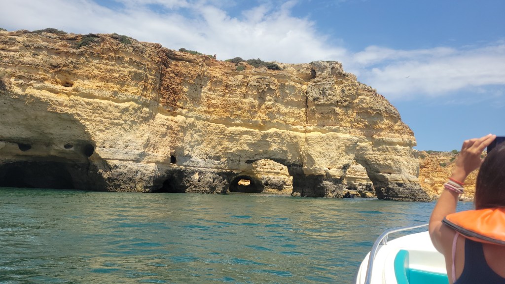 Elephant shaped cliff in Portugal