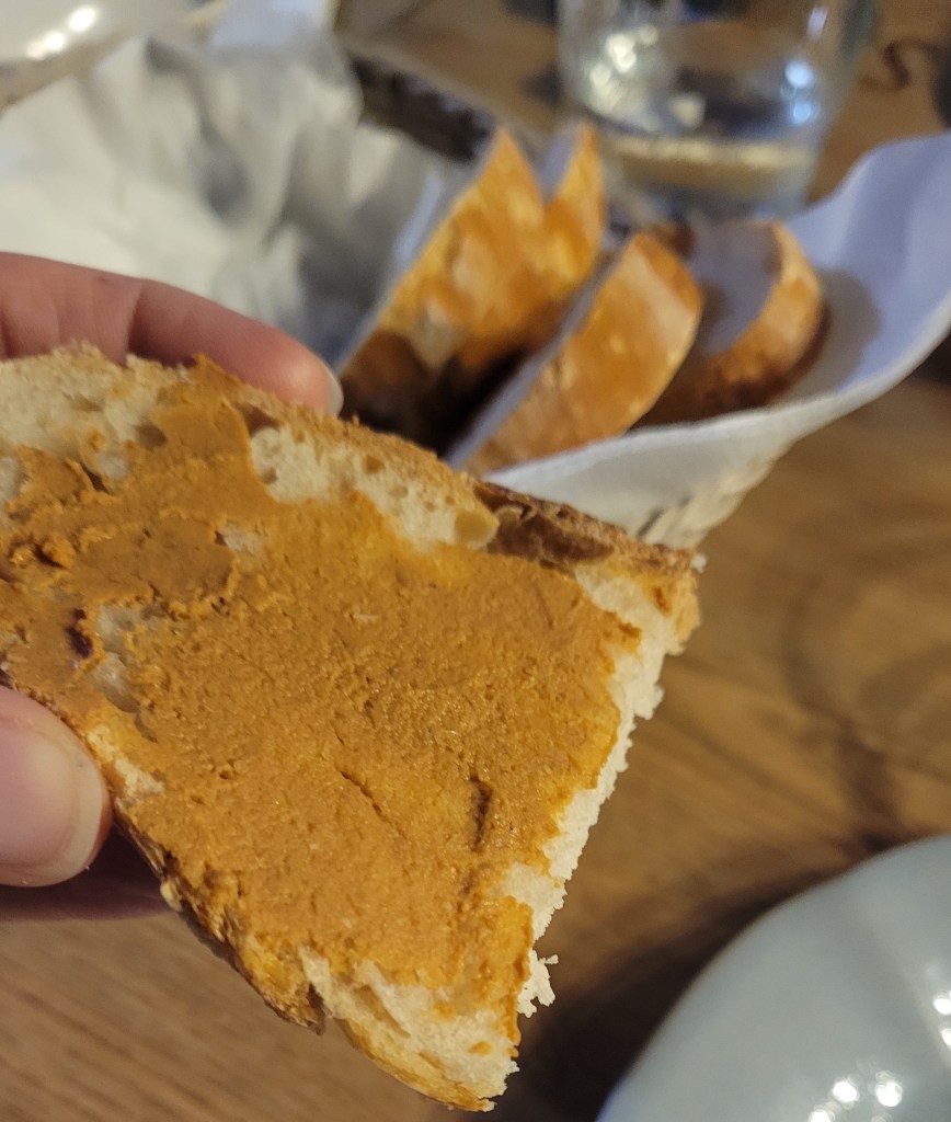 Sardine pâté on bread
