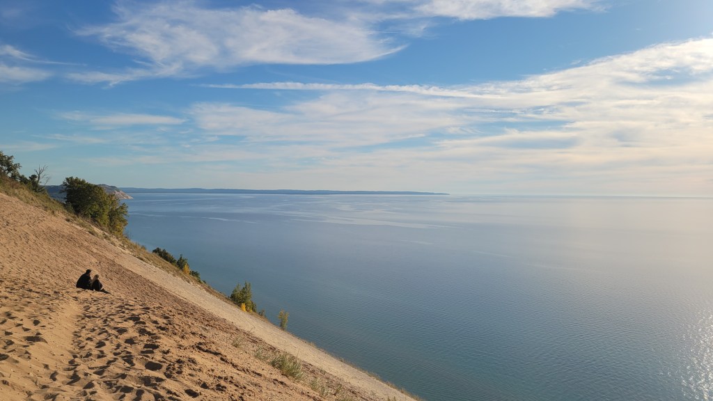 Sleeping Bear Dunes National Lakeshore in Michigan 